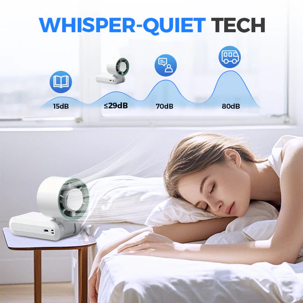 Handheld Portable Fan with Ice Cooler