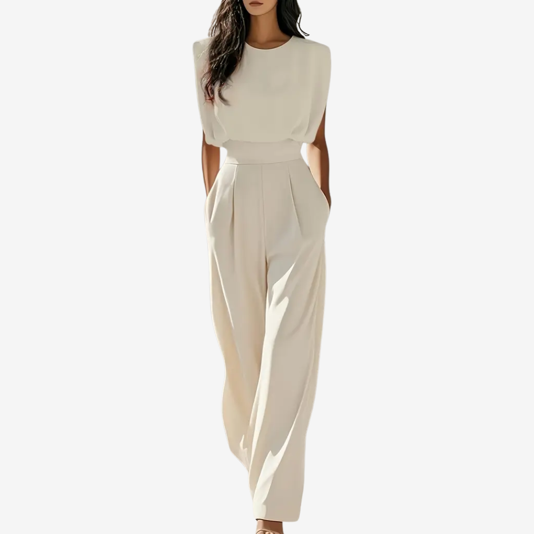 Elegant Belted Jumpsuit