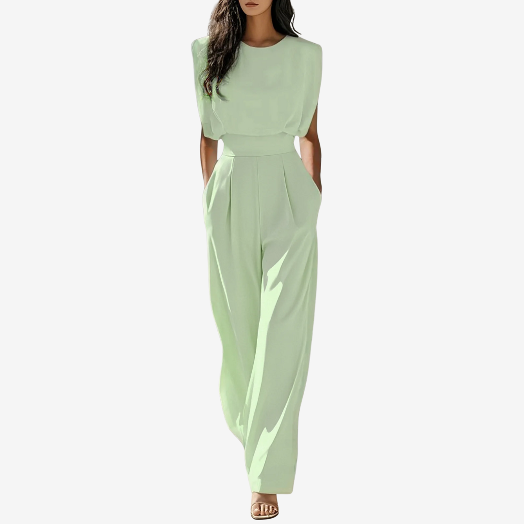 Elegant Belted Jumpsuit