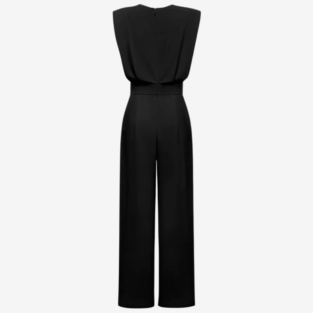 Elegant Belted Jumpsuit