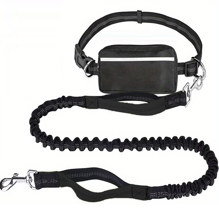 Smart Hands-Free Dog Leash with Shock Absorbing Bungee
