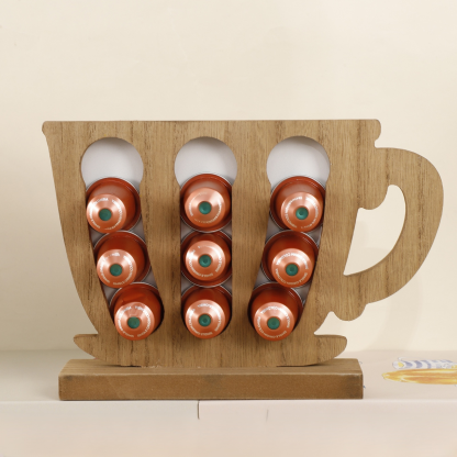 Dekoratives Holzaufbewahrungselement für Zuhause