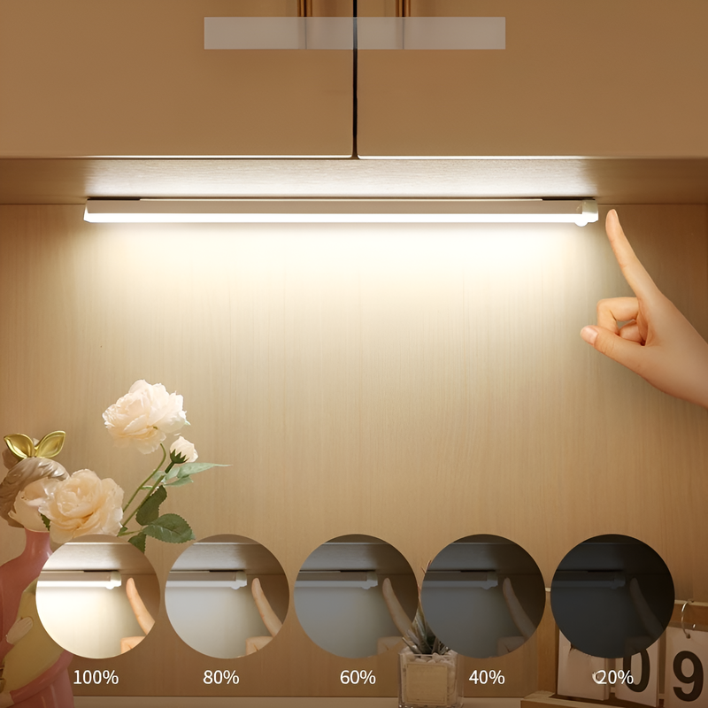 Barra de luz inalámbrica magnética recargable