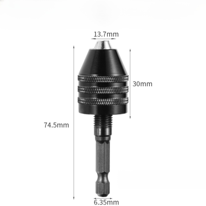 Hatszögletű szárú átalakító tokmány