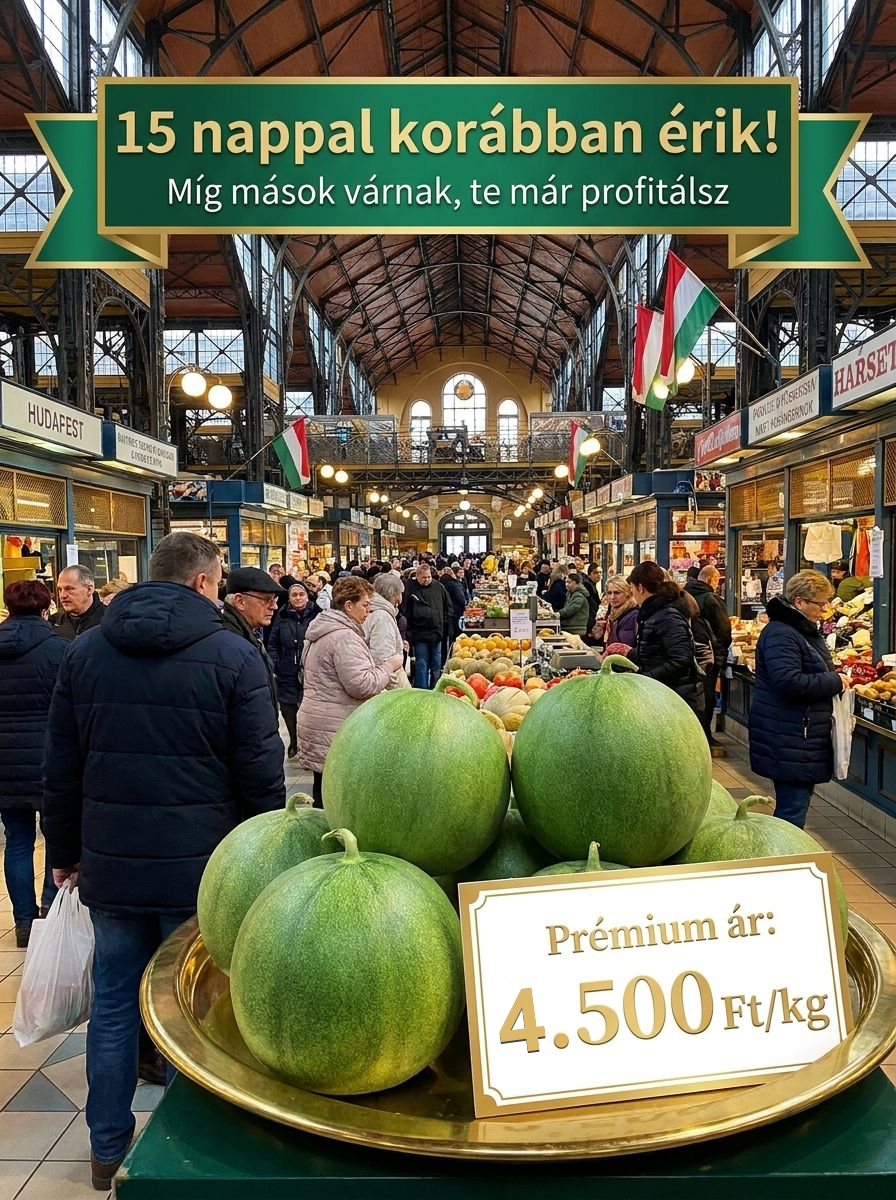 【Méznél is édesebb】Zöld smaragddinnye magok