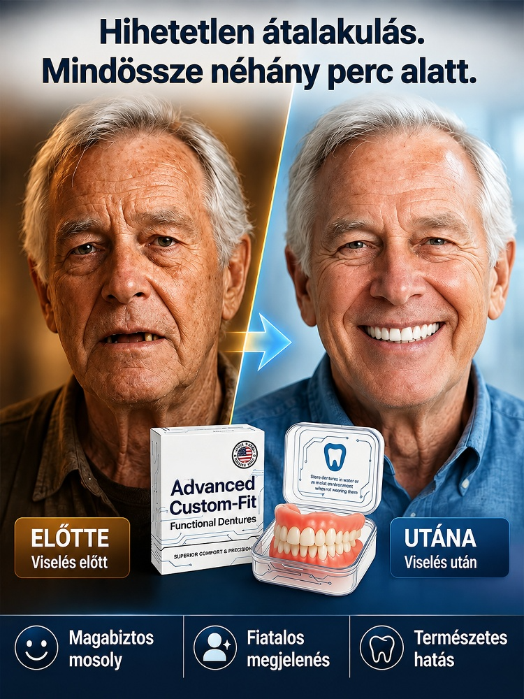 🦷👄Orvosi minőségű teljes műfogsor koronák|Stabil, Kényelmes és Fájdalommentes Megoldás!| Ragasztó Nélküli, 8x Erősebb Tapadás | Tökéletes Mosoly 3 Perc Alatt| Hiányzó Fogak Azonnali Elrejtése |  Azonnali Hollywoodi Mosoly😁✨