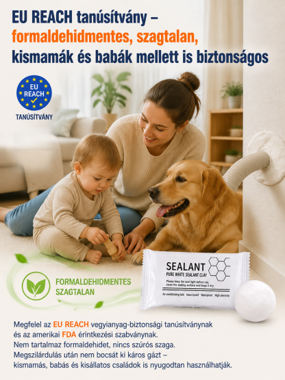 🛡️ [Európai Sláger]Repedéstömítő fehér vízelvezető csatorna cső vezeték | Kézi használat szerszámok nélkül | Vízálló, fagyálló és egérriasztó csoda fürdőbe/konyhába 🛡️