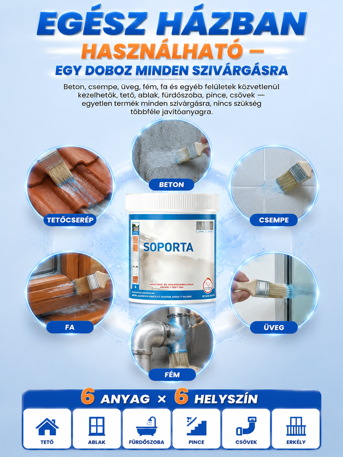 🛠️Többcélú vízálló javító| 1 Másodperces Azonnali Tömítés & 30 Év Védelem (Német Technológia)| Penészgátló, Hőálló (-40°C~120°C) Vízálló Bevonat| Univerzális Láthatatlan Ecsetelhető Folyadék Minden Felületre🌿