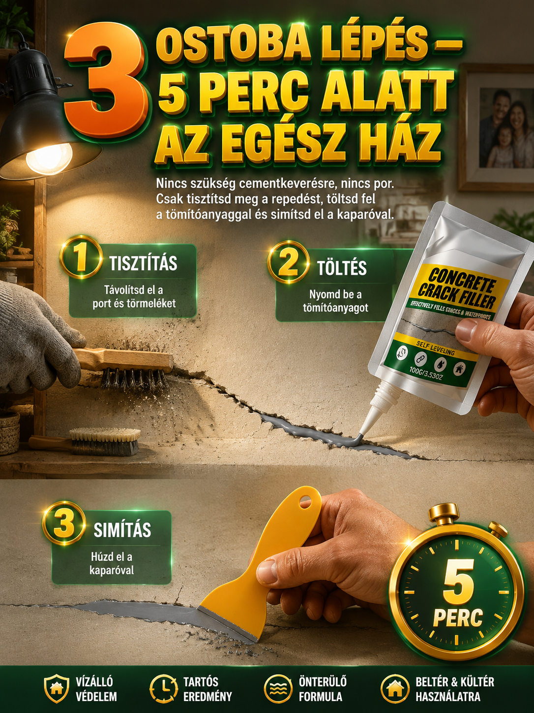 🔥 A Végső Szivárgásgátló | Vízálló repedéskitöltő🔥