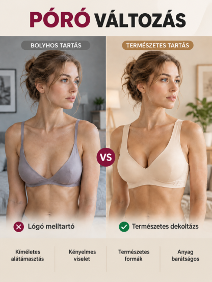 💃【Azonnali testtartás-korrekció】Tökéletes tartású, merevítő nélküli melltartó👙– Emel, Formál és Támogat 24/7 ⏳