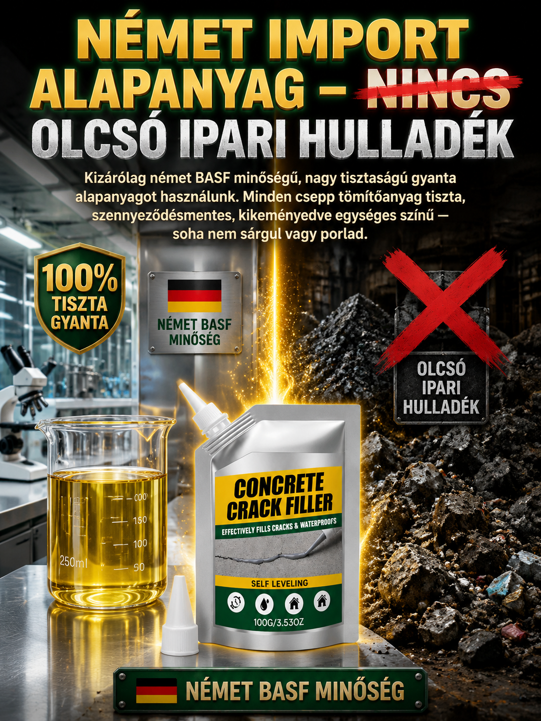 🔥 A Végső Szivárgásgátló | Vízálló repedéskitöltő🔥
