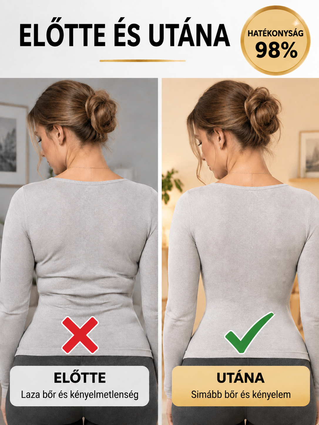 💃【Azonnali testtartás-korrekció】Tökéletes tartású, merevítő nélküli melltartó👙– Emel, Formál és Támogat 24/7 ⏳