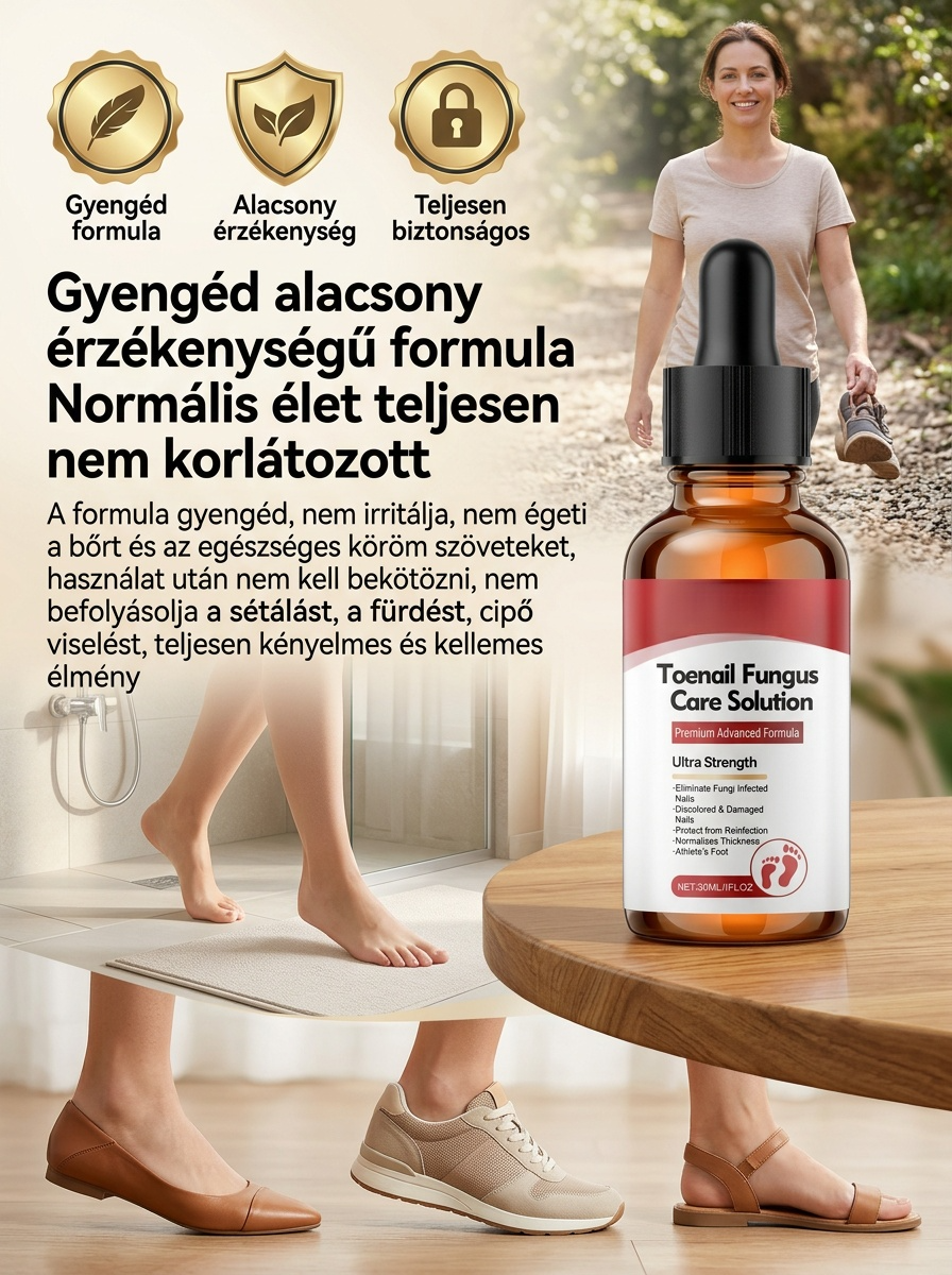 【Fájdalommentes körömújítás】Gyógynövényes, kíméletes körömregeneráló folyadék körömgomba ellen