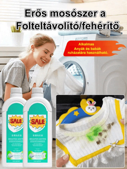 【Régi ruhák új ruhákká】Folteltávolító és fényesítő mosószer