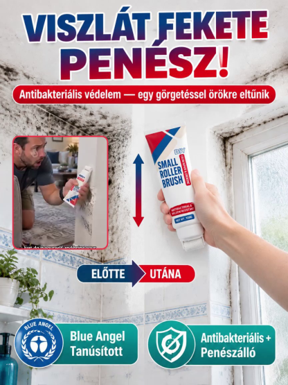 🎨 [Prémium DIY] Vízálló 360° Faljavító Henger – Radírozd le a Penészt és a Firkát! 💦