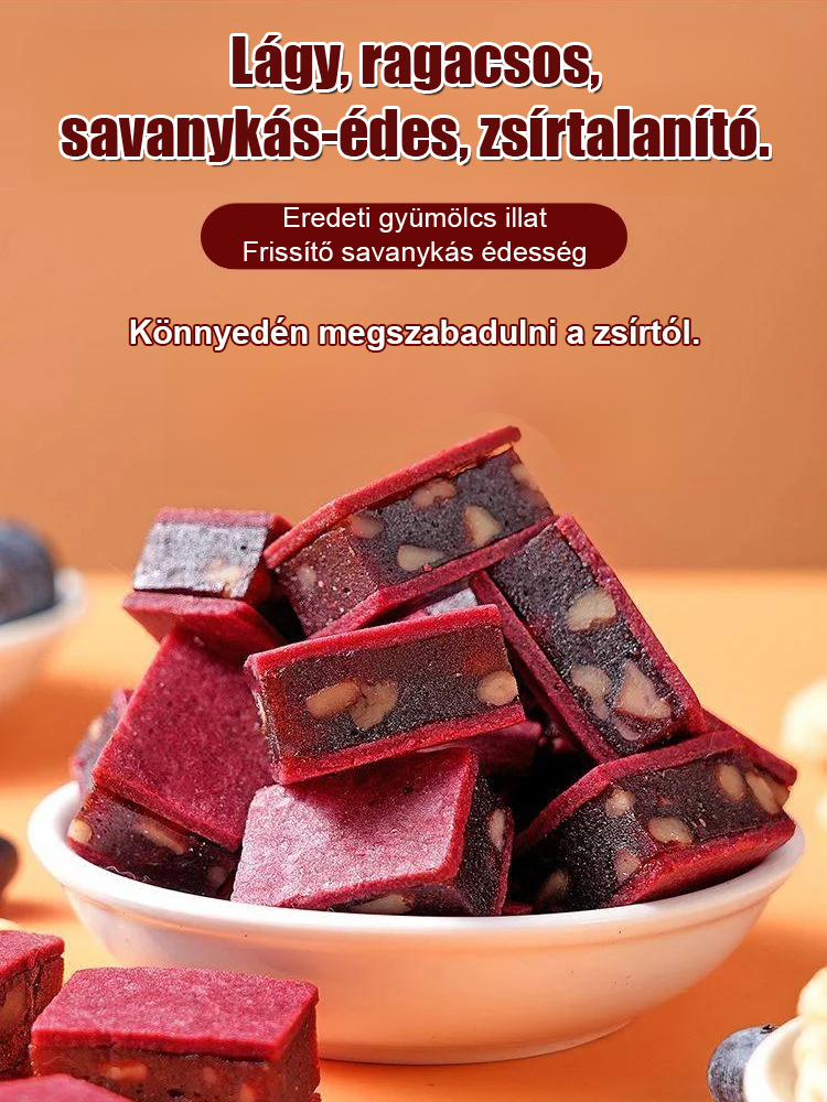【Szemet tisztító, belsőt harmonizáló, agyat tápláló】Áfonyás-diós töltött galagonya