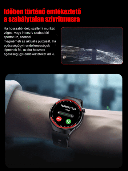 WATCH4PRO Űrkutatás kerek képernyős okosóra