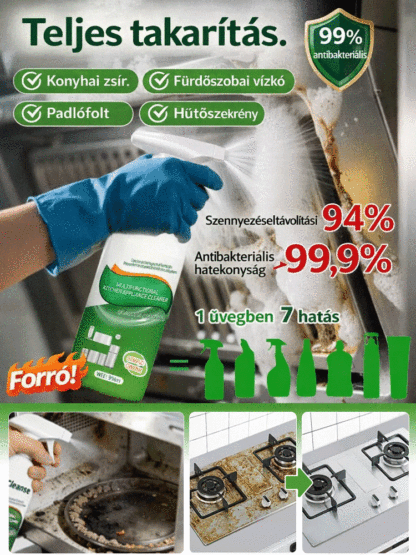 【Biztonságos és gyengéd】Teljes ház multifunkcionális tisztítóspray