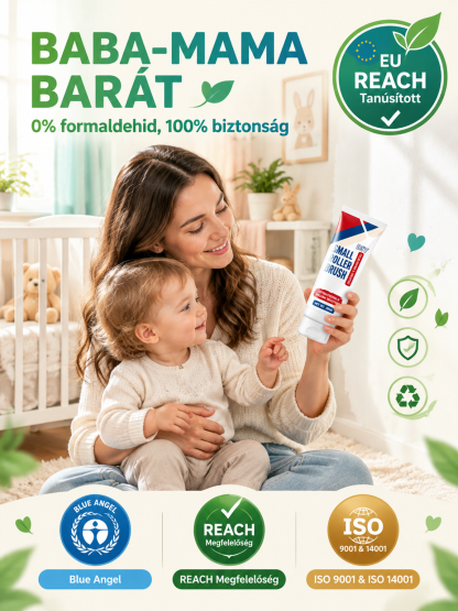🎨 [Prémium DIY] Vízálló 360° Faljavító Henger – Radírozd le a Penészt és a Firkát! 💦