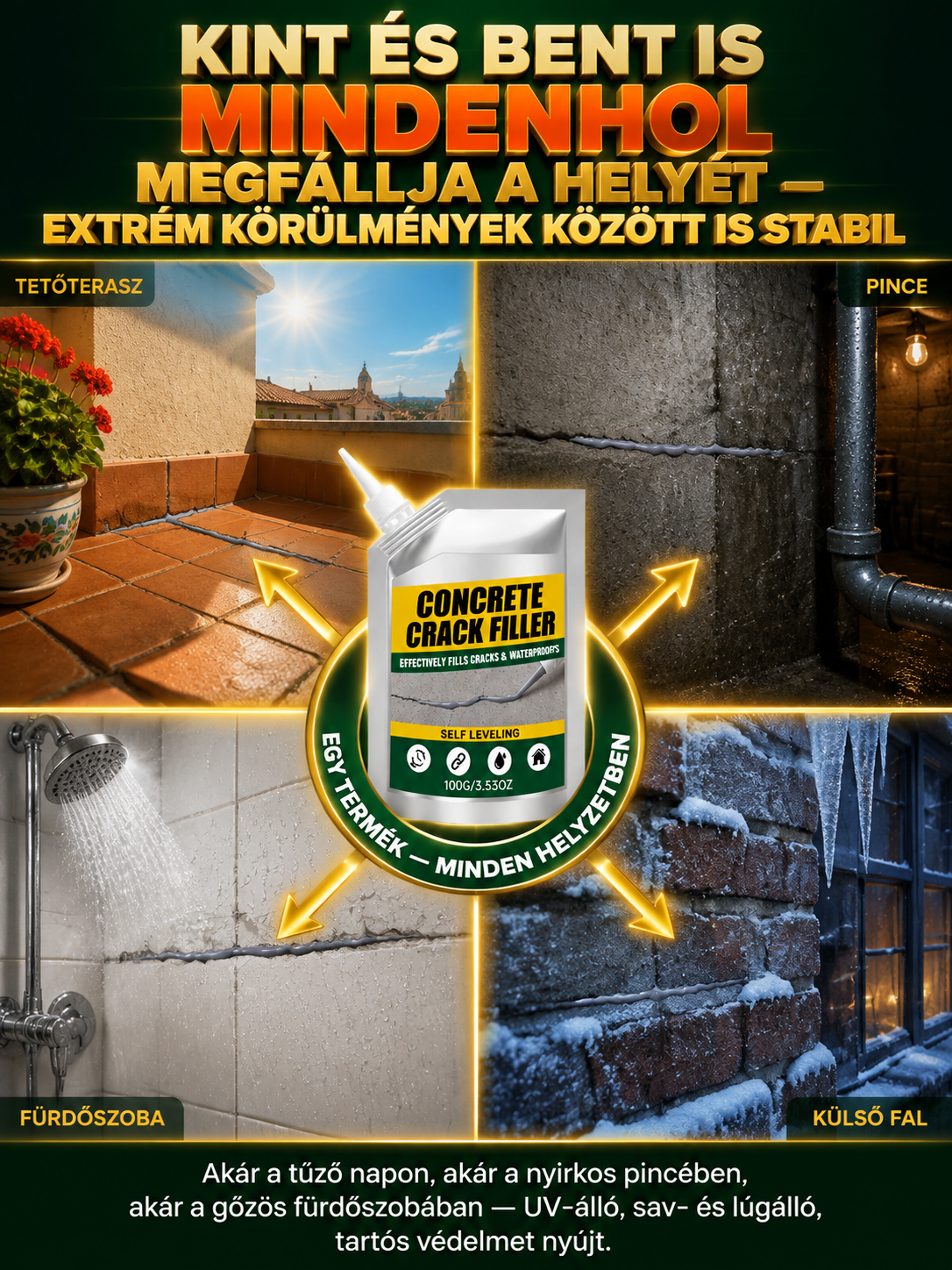 🔥 A Végső Szivárgásgátló | Vízálló repedéskitöltő🔥