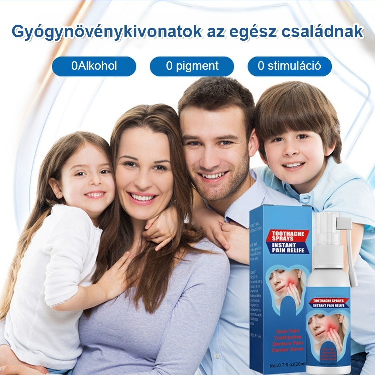 Fogságban a fájdalom, azonnal megállítja a fogfájást.