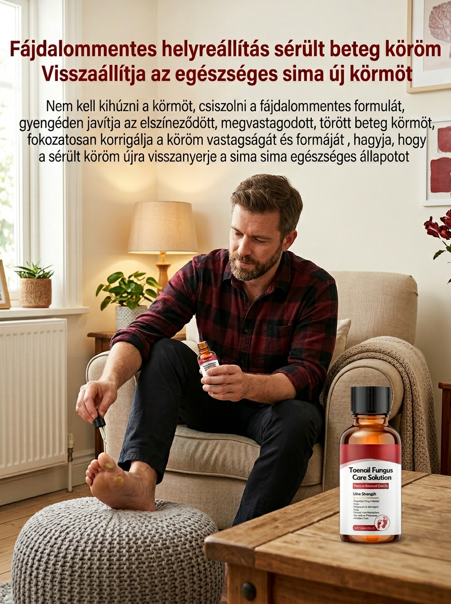 【Fájdalommentes körömújítás】Gyógynövényes, kíméletes körömregeneráló folyadék körömgomba ellen