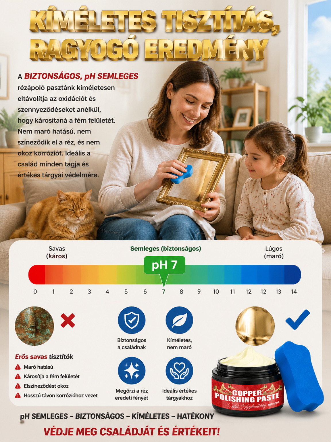 ✨【3mp Varázslat】Többfunkciós nyom nélküli helyreállító és oxidációeltávolító paszta– Instant Oxidációeltávolítás és 180 Napos Korrózióvédelem(Ajándék Szivaccsal)✨