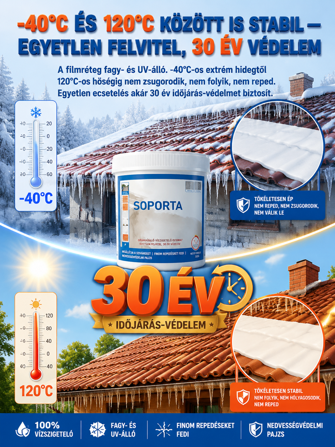 🛠️Többcélú vízálló javító| 1 Másodperces Azonnali Tömítés & 30 Év Védelem (Német Technológia)| Penészgátló, Hőálló (-40°C~120°C) Vízálló Bevonat| Univerzális Láthatatlan Ecsetelhető Folyadék Minden Felületre🌿