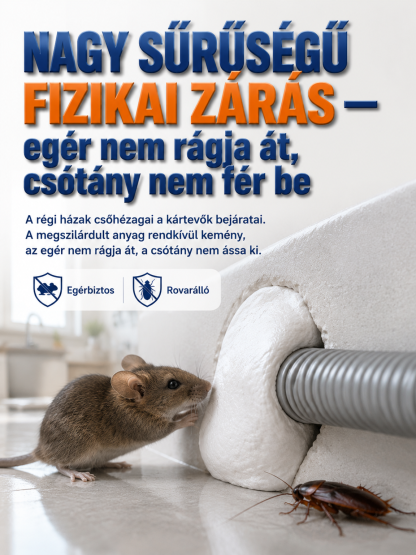 🛡️ [Európai Sláger]Repedéstömítő fehér vízelvezető csatorna cső vezeték | Kézi használat szerszámok nélkül | Vízálló, fagyálló és egérriasztó csoda fürdőbe/konyhába 🛡️
