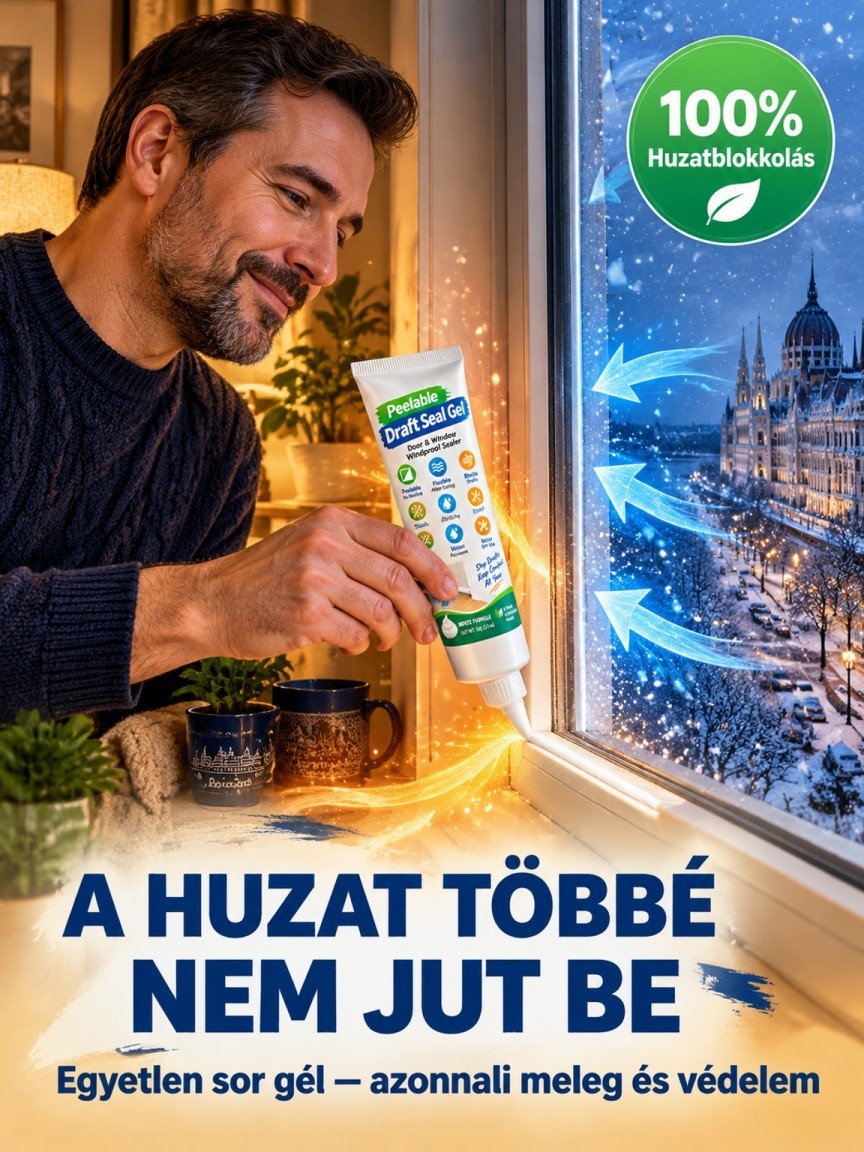 🌡️⚡ Huzatblokkoló & Hőmegtartó Gél – Azonnali 22°C-os Meleg Otthon | Por-, Pollen- és Szélvédelem (-50%)