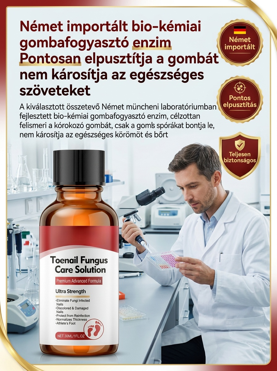【Fájdalommentes körömújítás】Gyógynövényes, kíméletes körömregeneráló folyadék körömgomba ellen