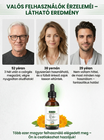 【Búcsú a fülproblémáktól】Fülfájdalom enyhítő cseppek