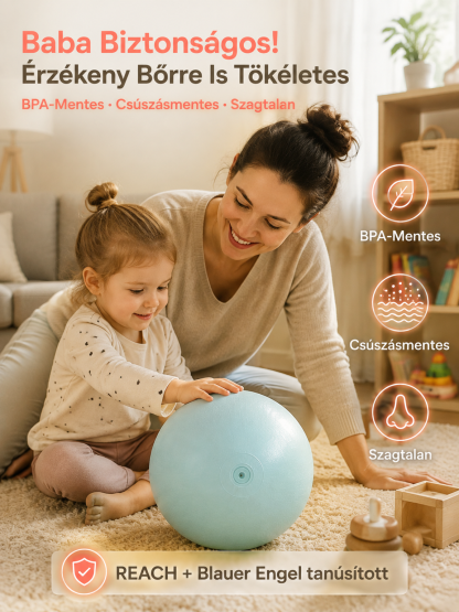 [Német Technológia] Robbanásbiztos pilates labda – Napi 5 perc alakformálás és derékvédelem (-50% akció)