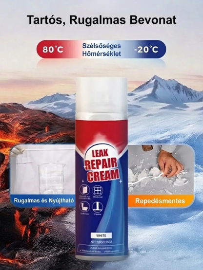 Prémium vízálló tömítő javítóspray - IPX6 védelem, 0 másodperc alatti zárás | Tető, cső és fal javítás