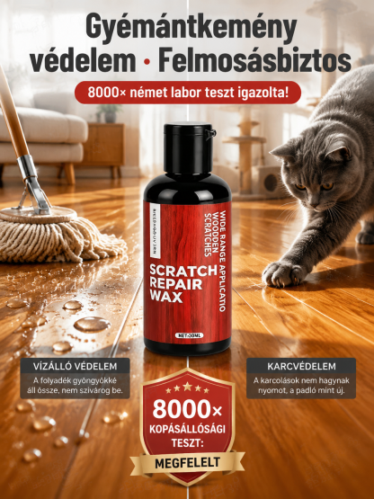[Spórolj a felújításon] Német Nano Fa Karcjavító Gyanta 