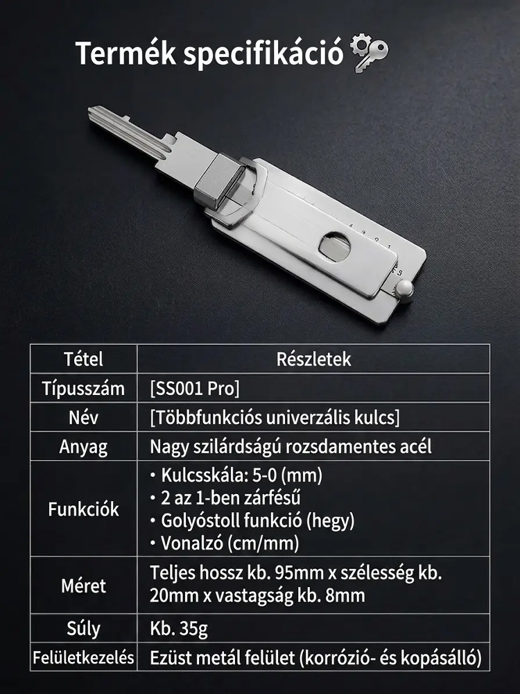 Katonai Acél Precíziós Zárnyitó Mester 🛡️ Nyisson zárat kártevés és feszegetés nélkül!