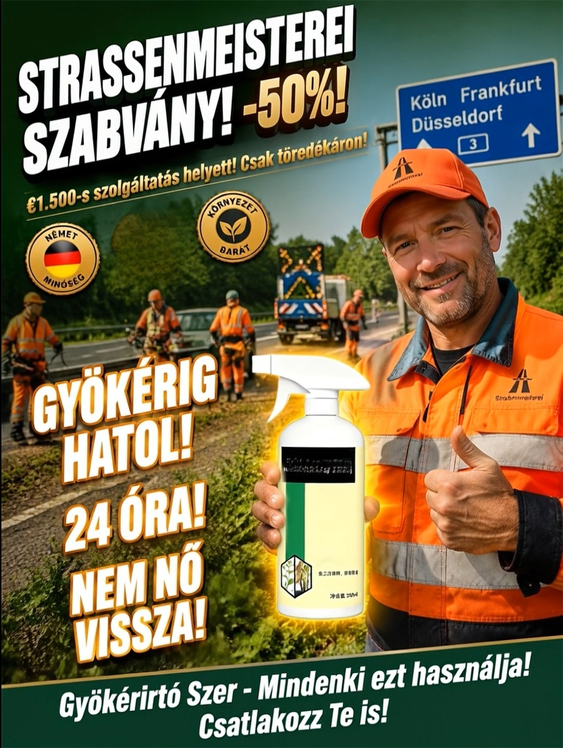 【Német Autópálya-Szabvány】24 Órás Célzott Gyökérirtó | Ásás Nélkül, Bambusz és Gaz Ellen