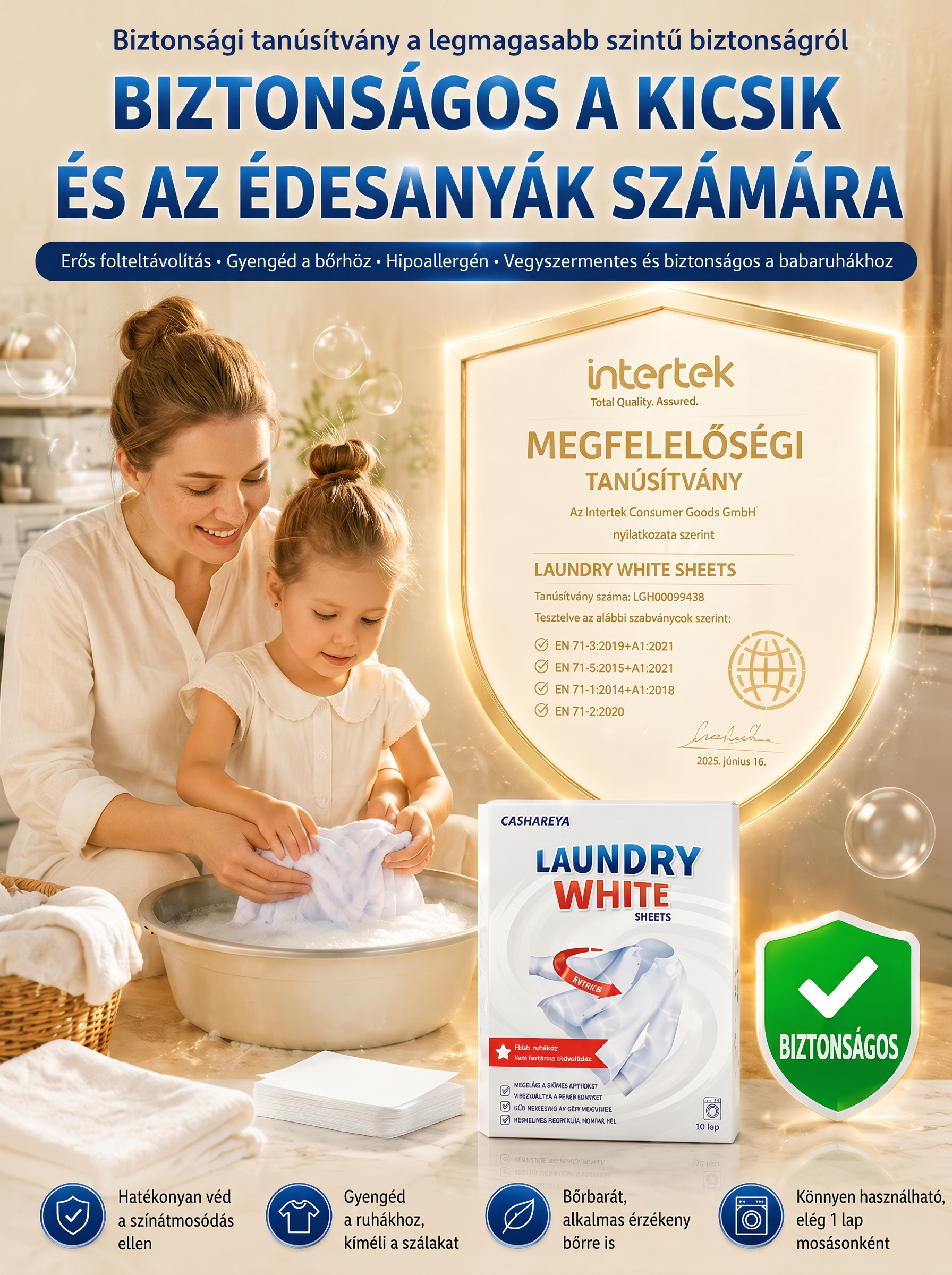 【3 Perc Alatt Új Ruha】Mélytisztító Enzimes Mosólapka Makacs Foltok Ellen ✨