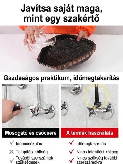 Prémium vízálló tömítő javítóspray - IPX6 védelem, 0 másodperc alatti zárás | Tető, cső és fal javítás