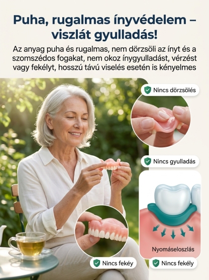 【Fogorvos ajánlása】Erős tapadású műfogsor készlet