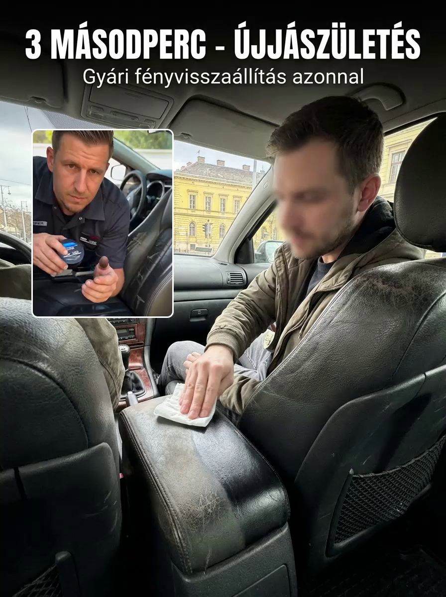 Egy törléssel fényes autóbőr tisztítókrém
