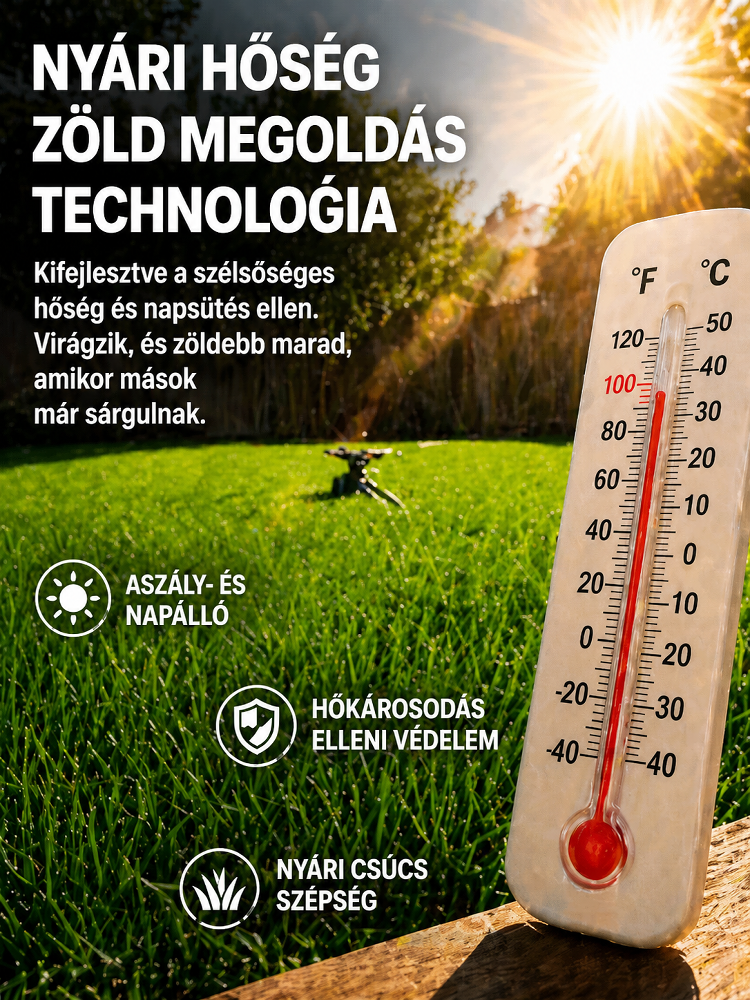 [7 nap alatt ZÖLD] Német öngyógyító bermudafű mag | 99% csírázás, 40°C-álló & kutyabarát