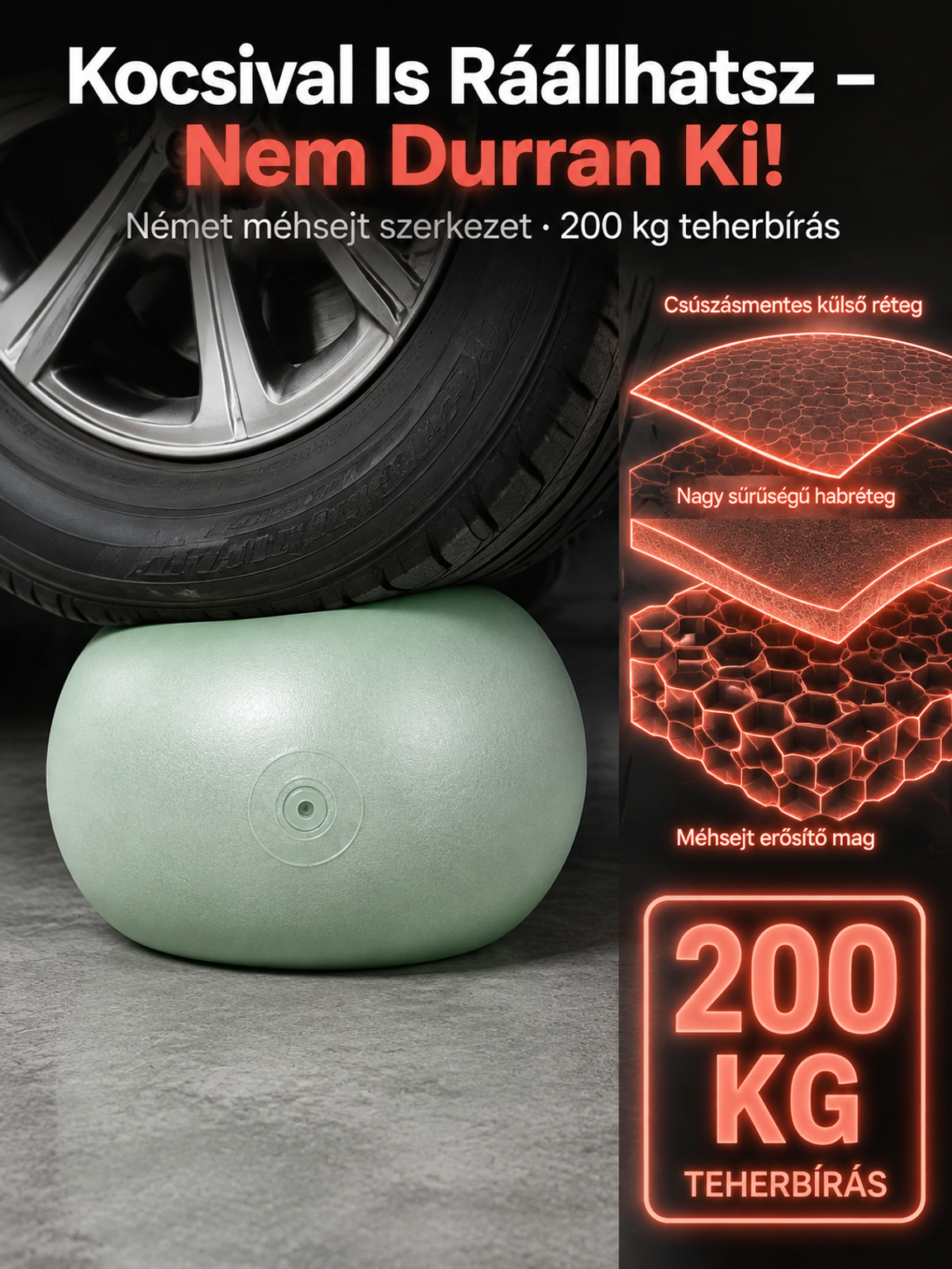 [Német Technológia] Robbanásbiztos pilates labda – Napi 5 perc alakformálás és derékvédelem (-50% akció)