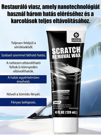 [Német Nanotechnológia] 1 Másodperces Karcjavító Viasz | Ajtókilincs és Faág Karcok Ellen + Tükörfény