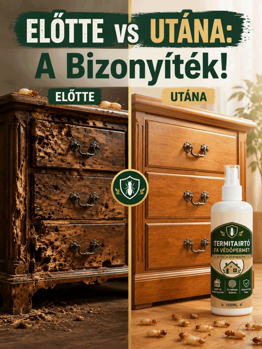 Professzionális nano favédő spray szú és termesz ellen - 365 napos védelem (-80%)