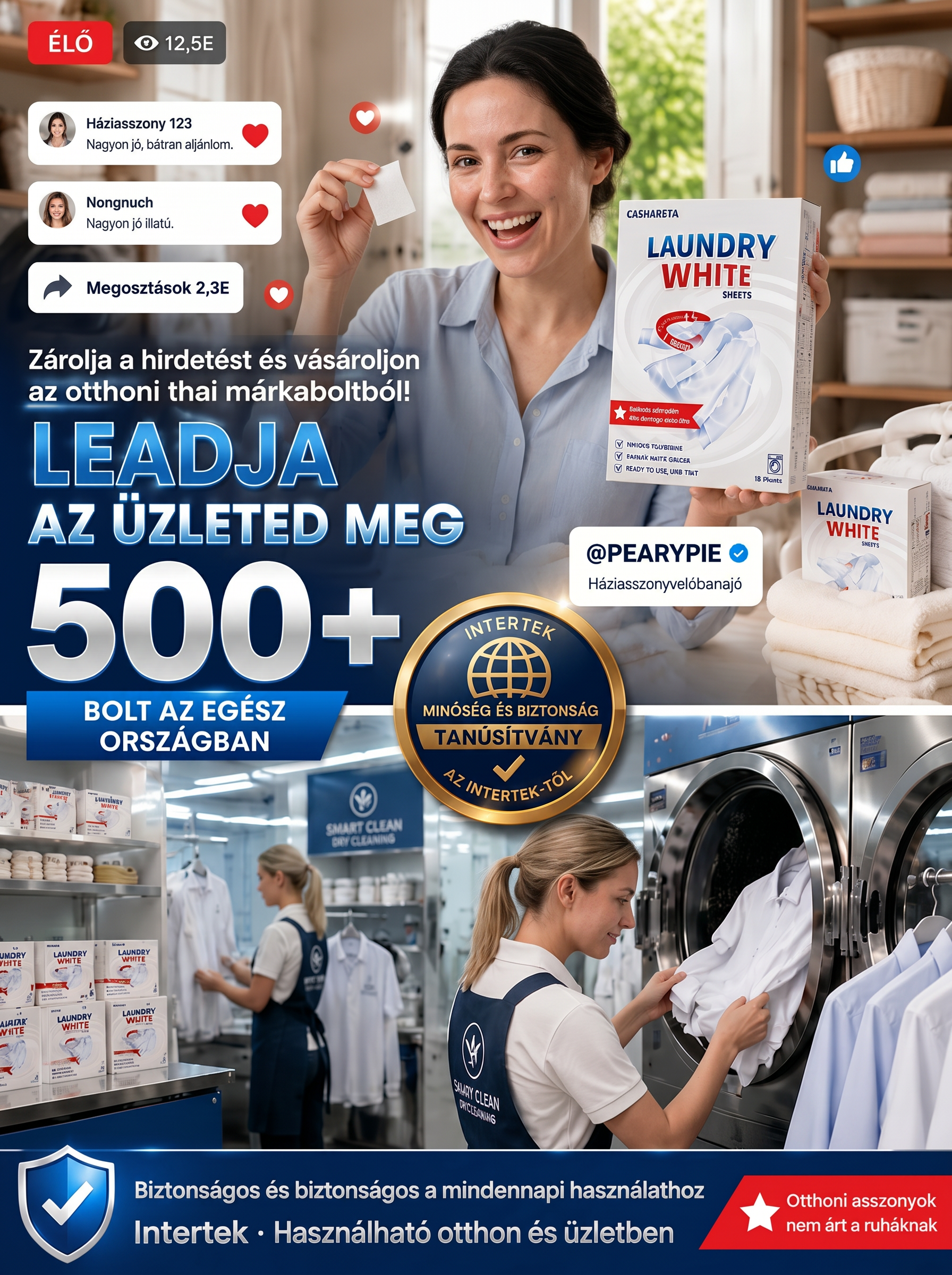 【3 Perc Alatt Új Ruha】Mélytisztító Enzimes Mosólapka Makacs Foltok Ellen ✨