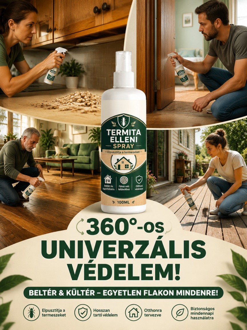 Professzionális nano favédő spray szú és termesz ellen - 365 napos védelem (-80%)