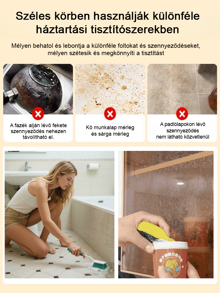 Sikáld, és ragyog!【Kókuszolaj erős tisztító krém】