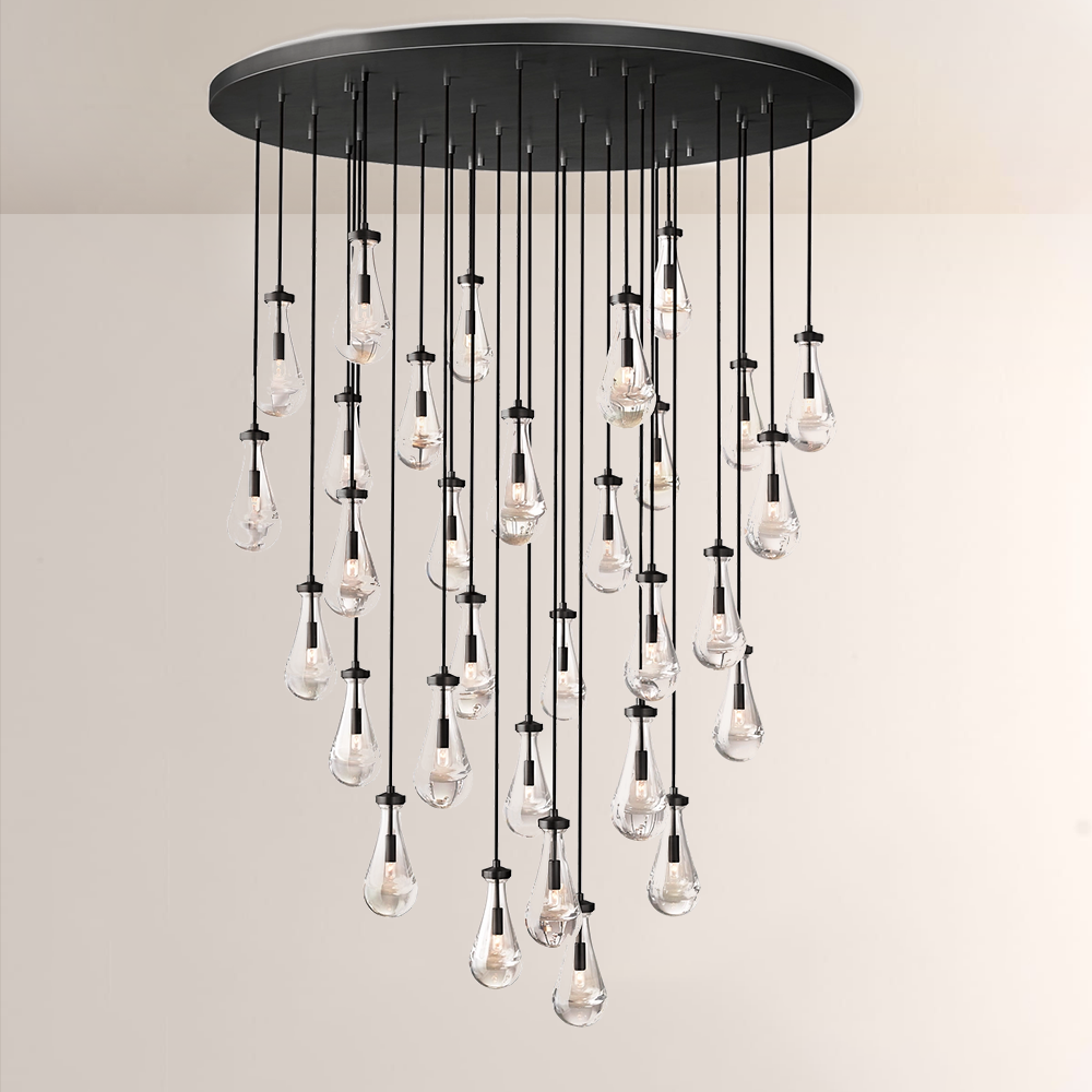 Raindrops Round Chandelier 60" - thebelacan