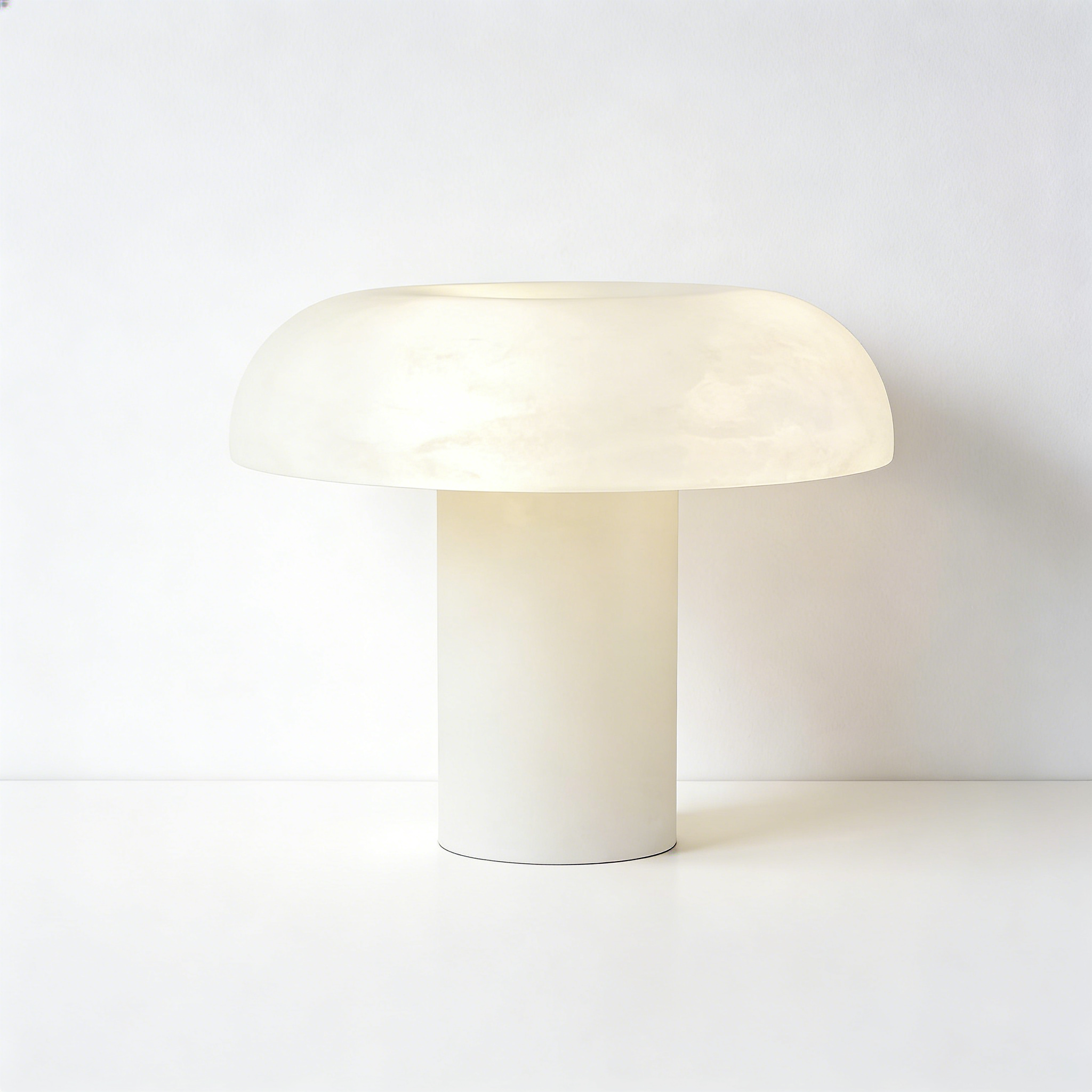Alabaster Mushroom Table Lamp